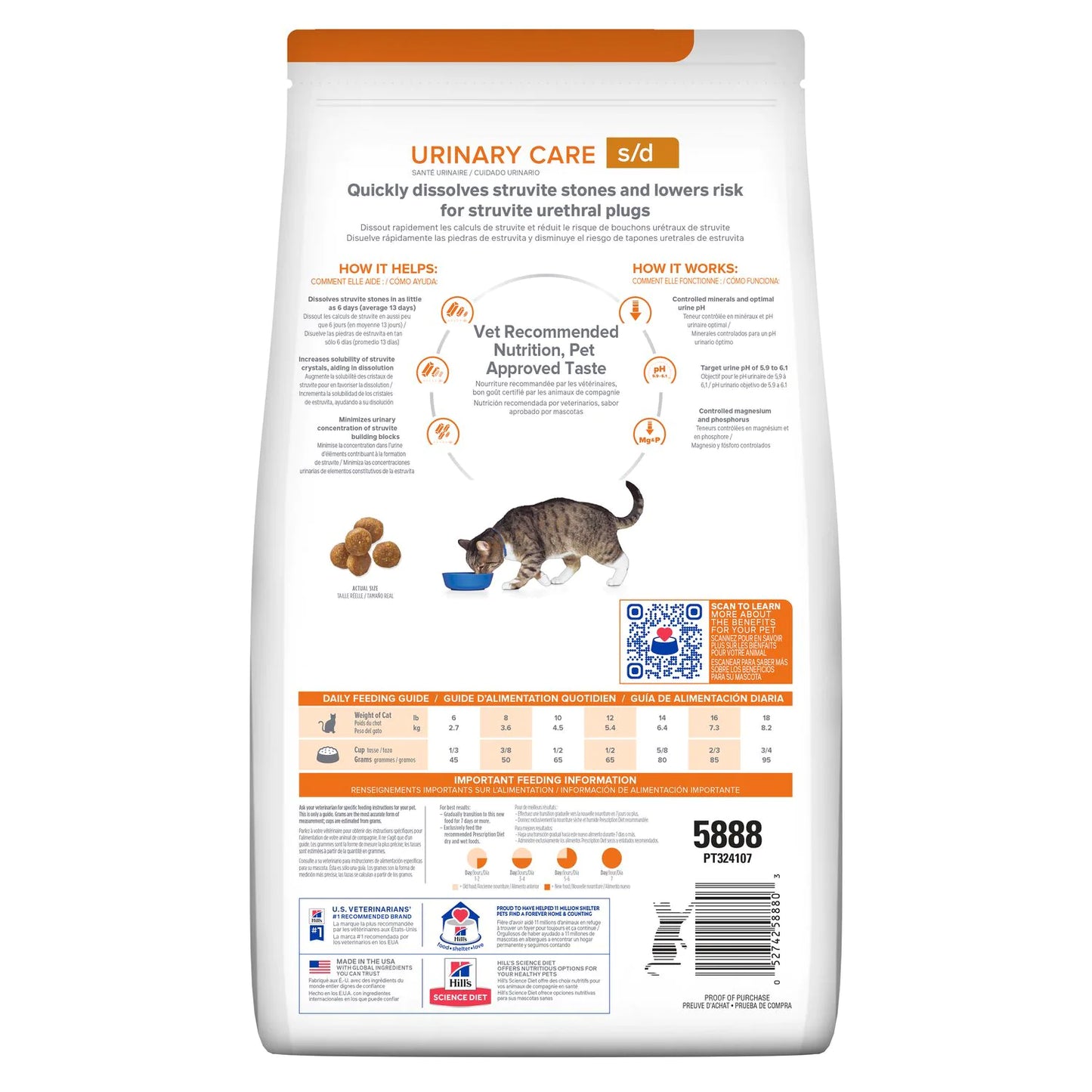 Hill's Prescription Diet s/d Alimento Seco para Gatos