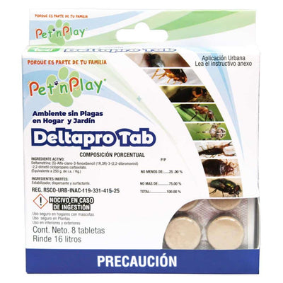 Pet´n Play Tabletas Repelentes de Insectos para Interiores y Exteriores