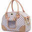 Transportadora tipo Louis Vouitton® para mascotas circular Paw Pets