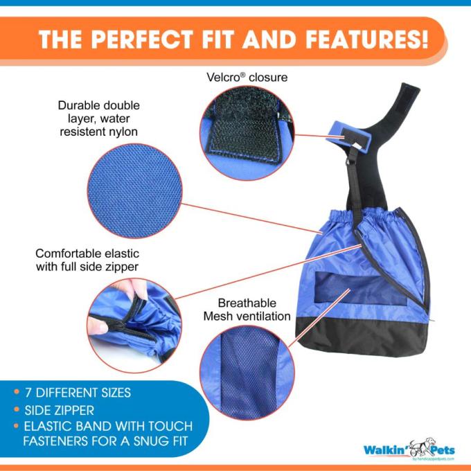 Walkin Pets Bolsa protectora para arrastre para mascotas