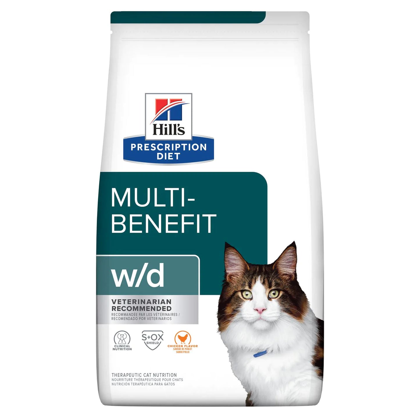 Hills Prescription Diet w/d Multi-Benefit Alimento Seco para Gatos